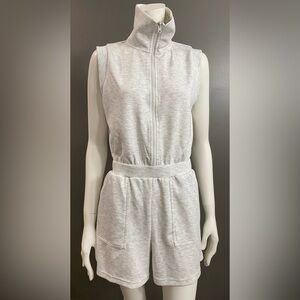 Skies are Blue Soft Sleeveless Gray Shorts Jumpsuit Lounging Wear Size XS